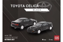 POPRACE 1/64 Toyota Celica GT-Four ST185 Black
