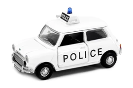 Tiny 城市 UK20 合金車仔 - Mini Cooper Mk II 利物浦和布特爾警察 (白色)