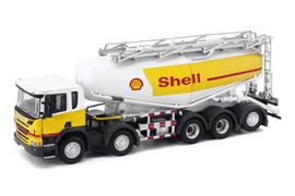 Tiny City 121 Die-cast Model Car - Scania P-Series Shell Pulverished Fuel Ash Tanker