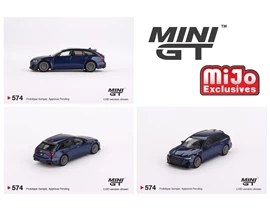 MINI GT 1/64 Audi ABT RS6-R Navarra Blue Metallic