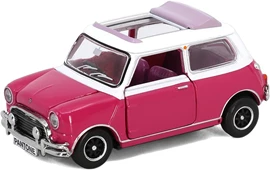 Tiny 城市 合金車仔 - Morris Mini Mk 1 (開蓬版) PANTONE 桃紅玫瑰色