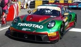 Spark 1/43 Porsche 911 GT3 R (992) No.120 ABSOLUTE RACING - FIA GT World Cup Macau 2023 - Matteo Cairoli (Limited 500)
