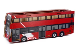 Tiny KMB VOLVO B8L WRIGHT Wooden Stationary Stand