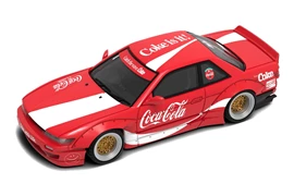 INNO64 x TOYEAST 1/64 合金車仔 - 可口可樂日產 SILVIA S13 ROCKET BUNNY V2