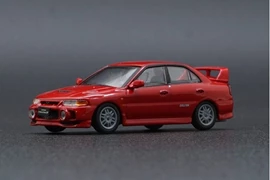 BMC 1/64 Mitsubishi Lancer Evolution IV, RED (Right Hand Drive)