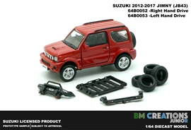 BMC 1/64 Suzuki Jimny (JB43) Red (Right Hand Drive) 1300cc Engine