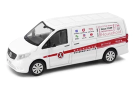 Tiny City 113 Die-cast Model Car - MERCEDES-BENZ Vito Red A