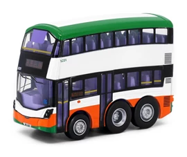 Tiny City Die-cast Model Car - Q Bus B8L Bus (White) (116)