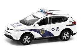 Tiny City CN6 Die-cast Model Car - Toyota Rav4 Beijing Police (White)