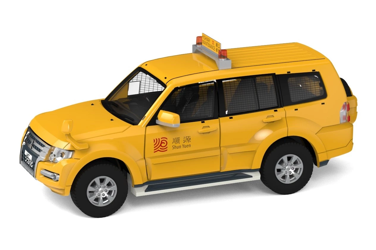 Mitsubishi pajero toy car top