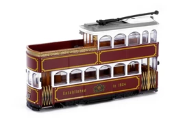 Tiny City 115 Die-cast Model Car - Red Antique Tram #128