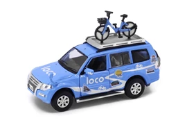 Tiny City 128 Die-cast Model Car - MITSUBISHI Pajero Loco Bike