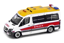 Tiny City 110 Die-cast Model Car - Mercedes-Benz Sprinter FL Police APT (AM7665)