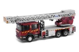 Tiny 城市 合金車仔 - SCANIA 消防處旋轉台鋼梯車 55米 (F134) [會員限定]