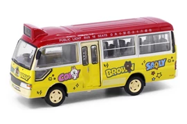 Die-cast Model Car - 16-seat Public Light Bus "Line Friends"