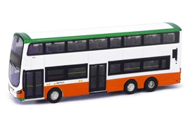 Tiny City Die-cast Model Car L06 - B9TL Bus White (111R)