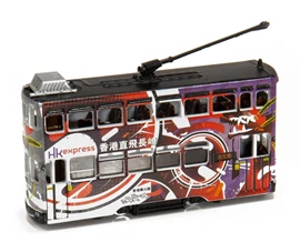Tiny City 52 Die-cast Model Car - Tram Hong Kong Express