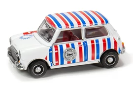 Tiny City Die-cast Model Car - Mini Cooper Mk 1 Hong Kong Mini Fan Club (Stripes)