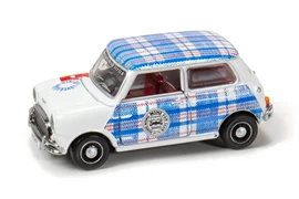 Tiny City Die-cast Model Car - Mini Cooper Mk 1 Hong Kong Mini Fan Club (Red White Blue)