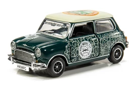 Tiny City Die-cast Model Car - Mini Cooper Mk 1 Hong Kong Mini Fan Club (Blue)