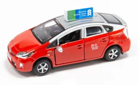 Tiny City 09 Die-cast Model Car - Toyota Prius Taxi (Town)