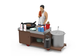 Tiny 1/35 #05 Fried Noodle & Congee Cartful