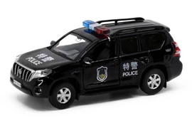 Tiny City CN7 Die-cast Model Car - Toyota Prado Shenzhen SWAT (Black)