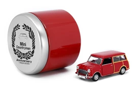 Tiny City Die-cast Model Car - AUSTIN Mini Countryman Woody (Red) [Exhibition Exclusive]