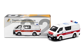 Tiny City 02 Die-cast Model Car - Toyota Hiace (Silver Wheel) (AM7113)