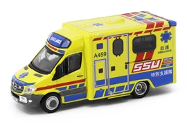 Tiny City 158 Die-cast Model Car - Mercedes-Benz Sprinter FL HKFSD Ambulance SSU (A459)