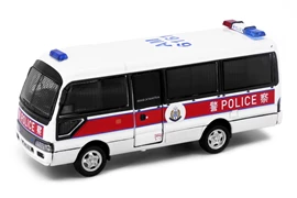 Tiny City 03 Die-cast Model Car - Toyota Coaster Police PTU (with mesh window shields)