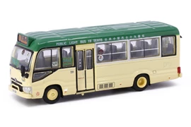 Tiny City 180 Die-cast Model Car - Toyota Coaster (B70) Green Mini Bus (19-seats) (Shek Mun)