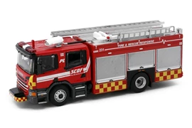 Tiny City SG8 Diecast -- SCDF Scania Pump Ladder (2014/2015) (XE677L)