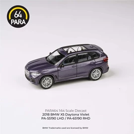 PARA 1/64 2018 BMW X5 Daytona Violet (RHD)