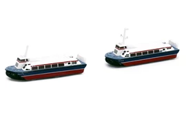 Tiny City - 1/400 Hongkong and Yaumati Ferry Hovercraft (Set of 2)