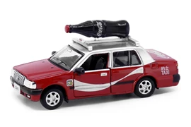 Tiny City Die-cast Model Car - Toyota Crown Comfort Taxi Coca-Cola (with bottle of coke)