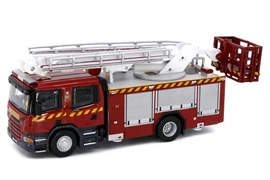 Tiny 城市 198 合金車仔 - Scania 消防處油壓升降台 (F2301)