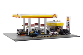 TinyQ - BQ08 Shell Hong Kong Petrol Station Diorama