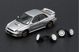 BMC 1/64 Subaru 2001 Impreza WRX Silver (Right Hand Drive)
