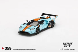 MINI GT 1/64 Ford GT MK II #002 Blue/Orange - LHD