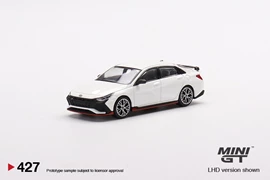 MINI GT 1/64 Hyundai Elantra N Ceramic White
