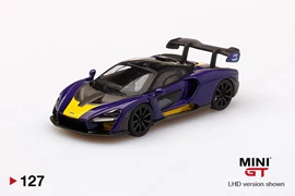 MINI GT 1/64 McLaren Senna Purple/Yellow LHD