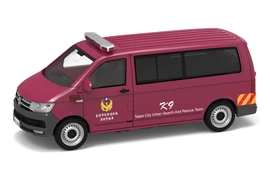 Tiny 城市 TW24 合金車仔 — 福斯 T6 Transporter 台灣消防車