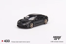 MINI GT 1/64 Porsche Taycan Turbo S Volcano Grey Metallic