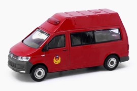 Tiny City TW52 Die-cast Model Car - Volkswagen T6 Transporter (high-roof) Taiwan Fire Department