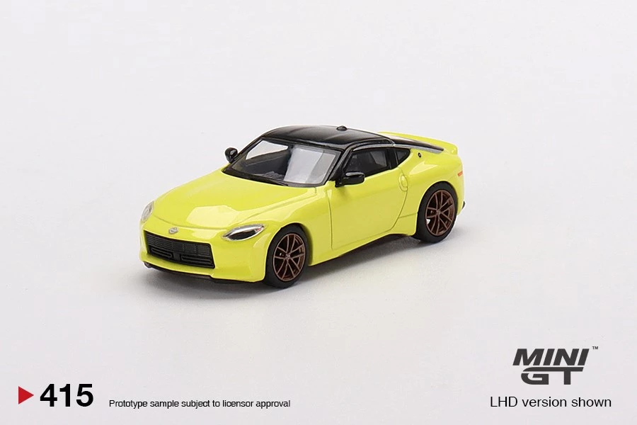 MINI GT 1/64 Nissan Z Proto Spec 2023 Ikazuchi Yellow - Tiny