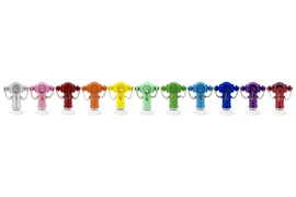 Tiny 1/18 Pantone Fire Hydrant (11 Styles)