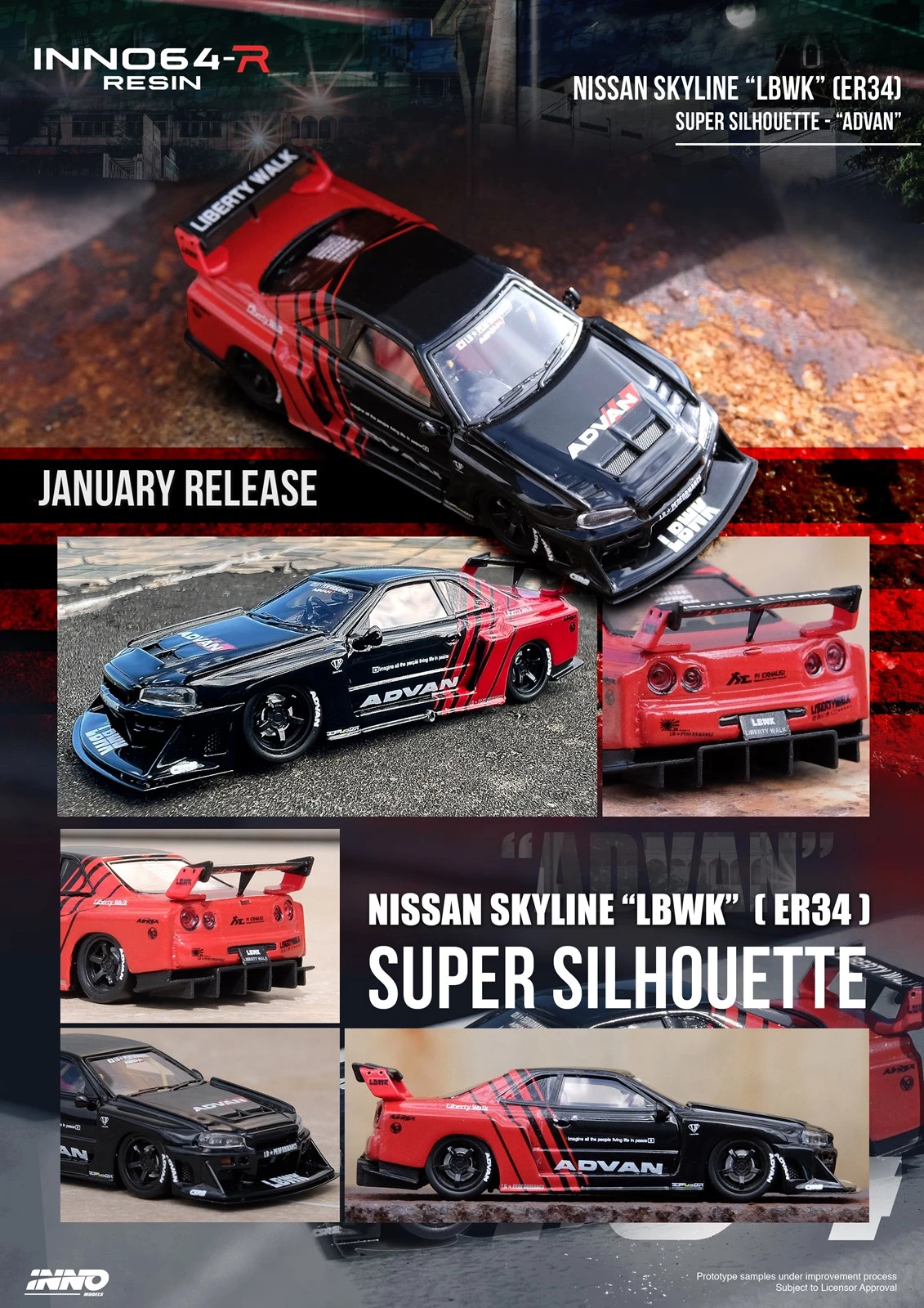 日産　スカイライン　NISSAN　LBWK　ER34　INNO64-R $_57.JPG?set_id=880000500F