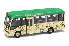 Tiny City Die-cast Model Car -  Kerokerokeroppi Van Green Mini Bus (19-seats)