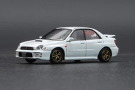 BMC 1/64 Subaru 2001 Impreza WRX, White (Left Hand Drive)